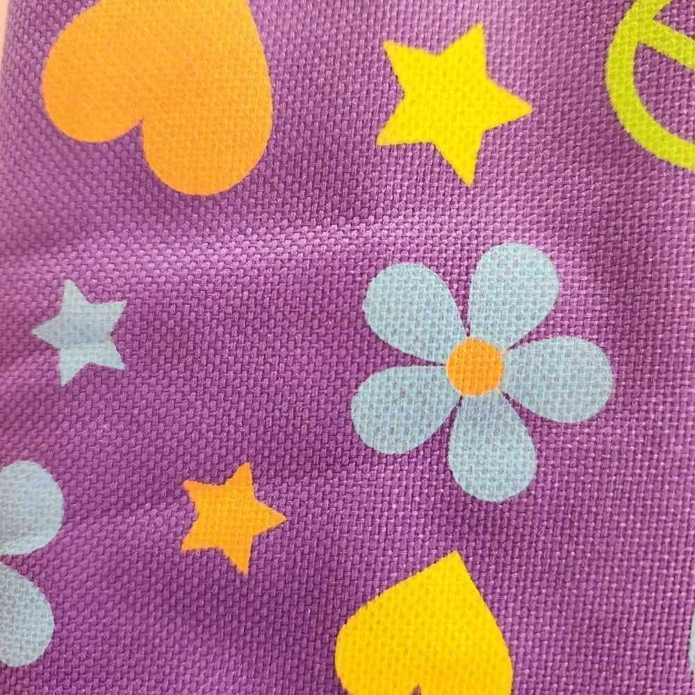 Girly hippie piece bright purple plum bottle insulator set of 2 travel accessori